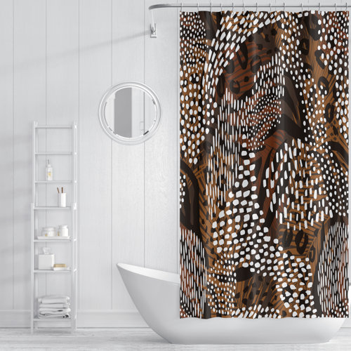 Animal Print Shower Curtains & Shower Liners You'll Love Wayfair
